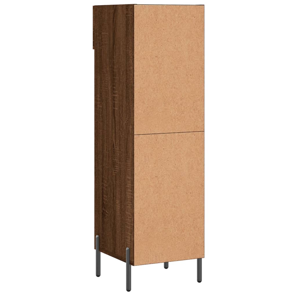 Scarpiera Rovere Marrone 30x35x105 cm in Legno Multistrato - homemem39