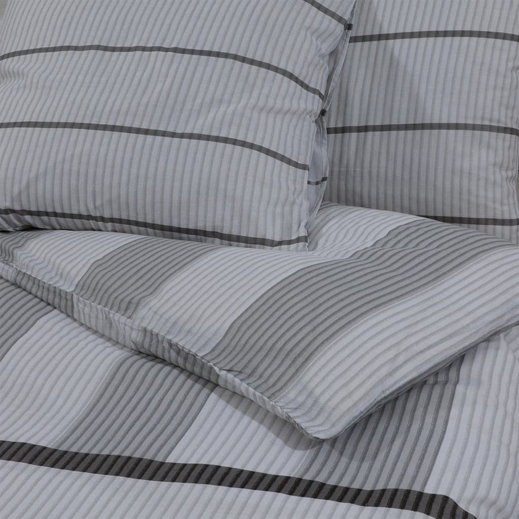 Set Copripiumino Grigio 135x200 cm in Cotone - homemem39