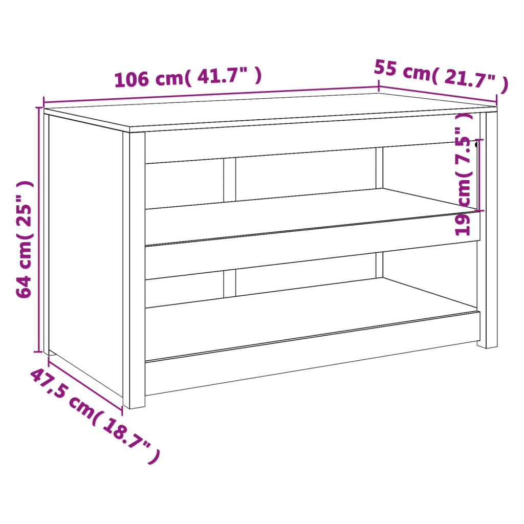 Mobile da Cucina da Esterno 106x55x64 cm Legno Massello di Douglas - homemem39