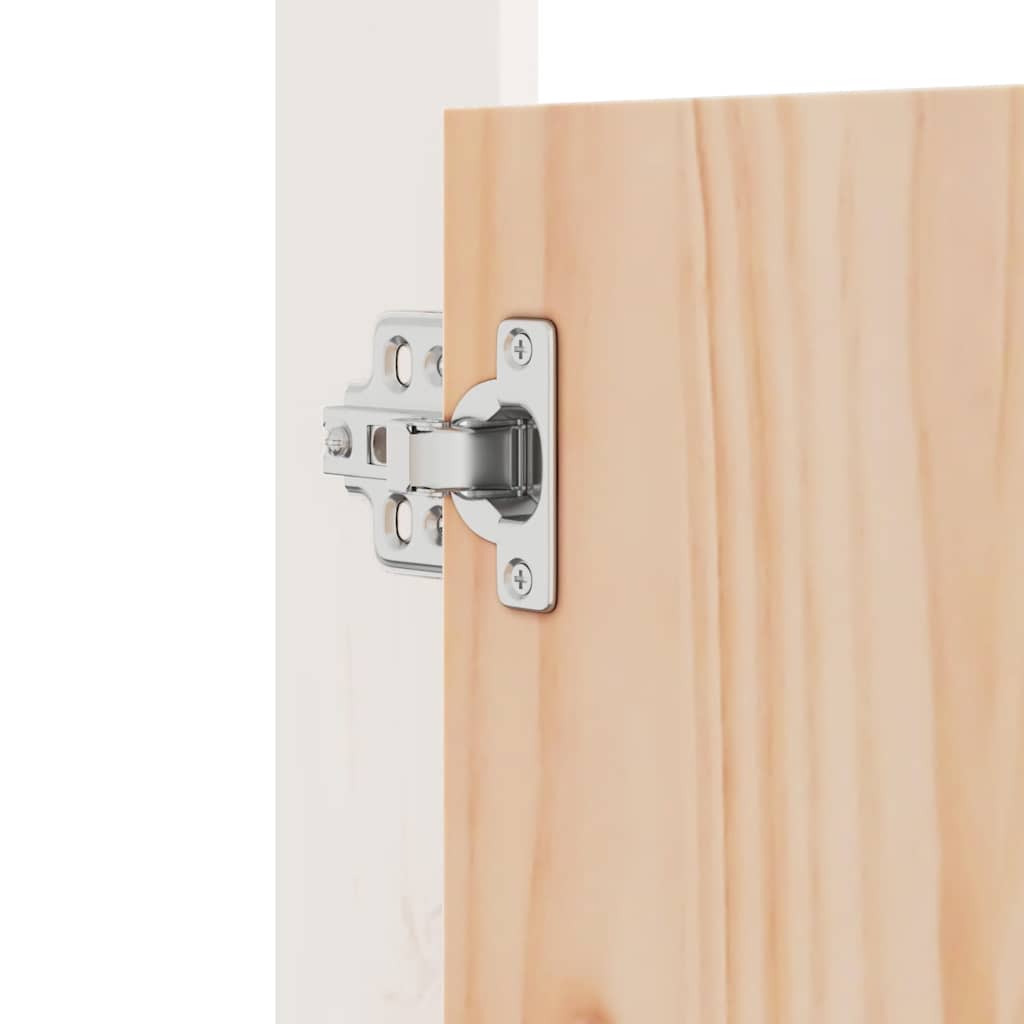 Ante da Cucina da Esterno Bianche 50x9x82 cm Legno Massello di Pino - homemem39