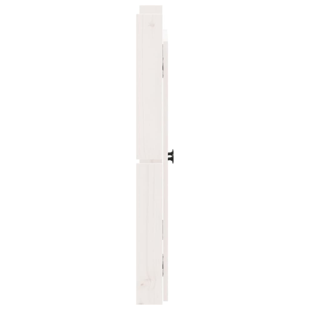 Ante da Cucina da Esterno 2pz Bianche 50x9x82cm Legno Massello di Pino - homemem39
