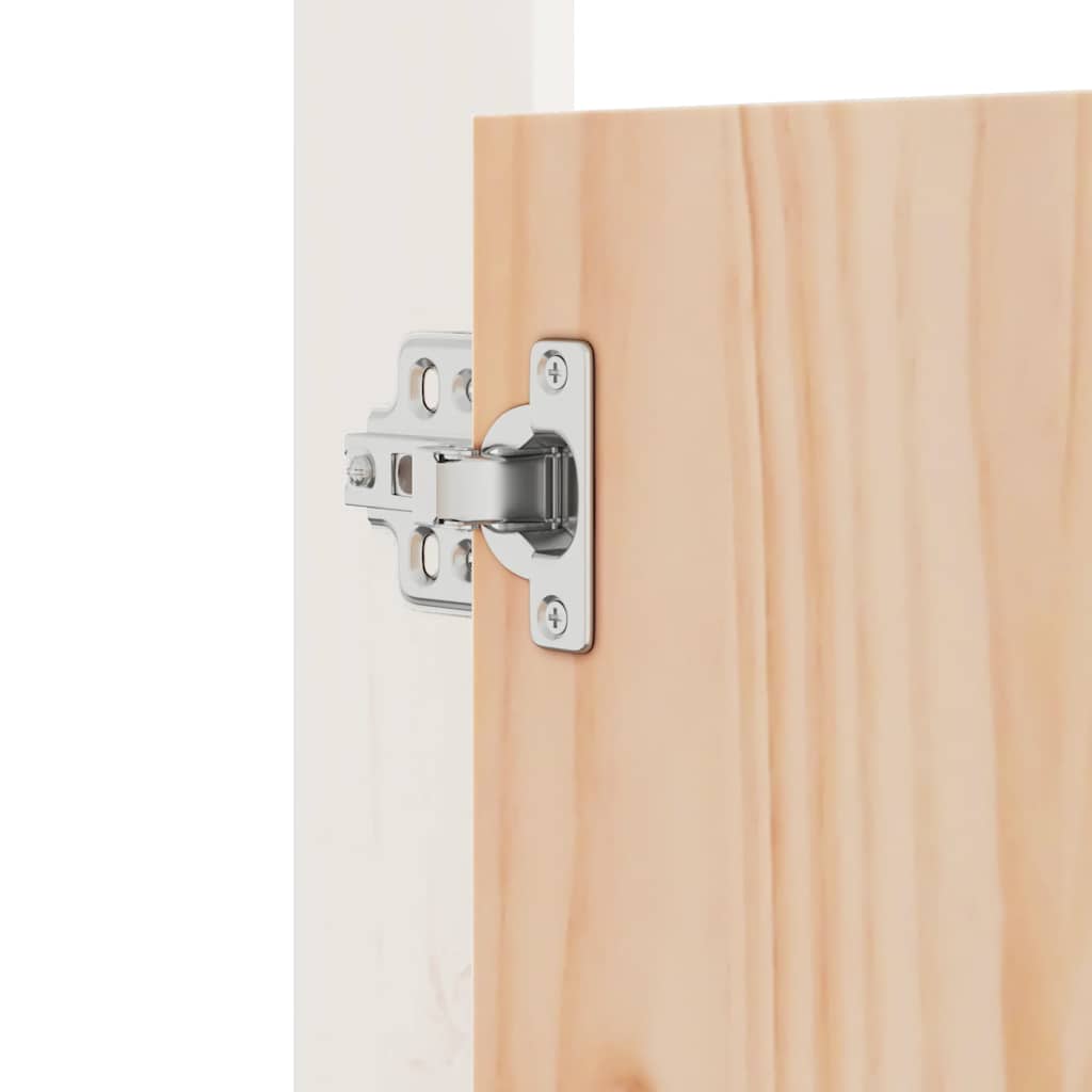 Ante da Cucina da Esterno 2pz Bianche 50x9x82cm Legno Massello di Pino - homemem39