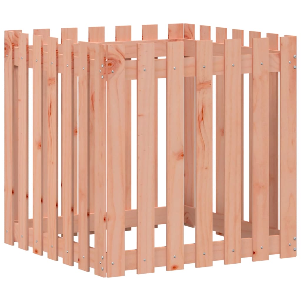 Fioriera Giardino Design Recinzione 70x70x70cm Massello Douglas - homemem39