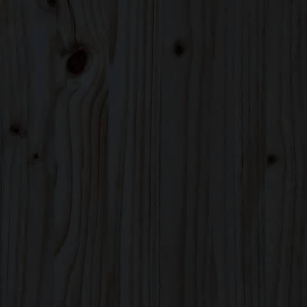 Cesto per Bucato 88,5x44x76 cm Legno Massello Pino - homemem39