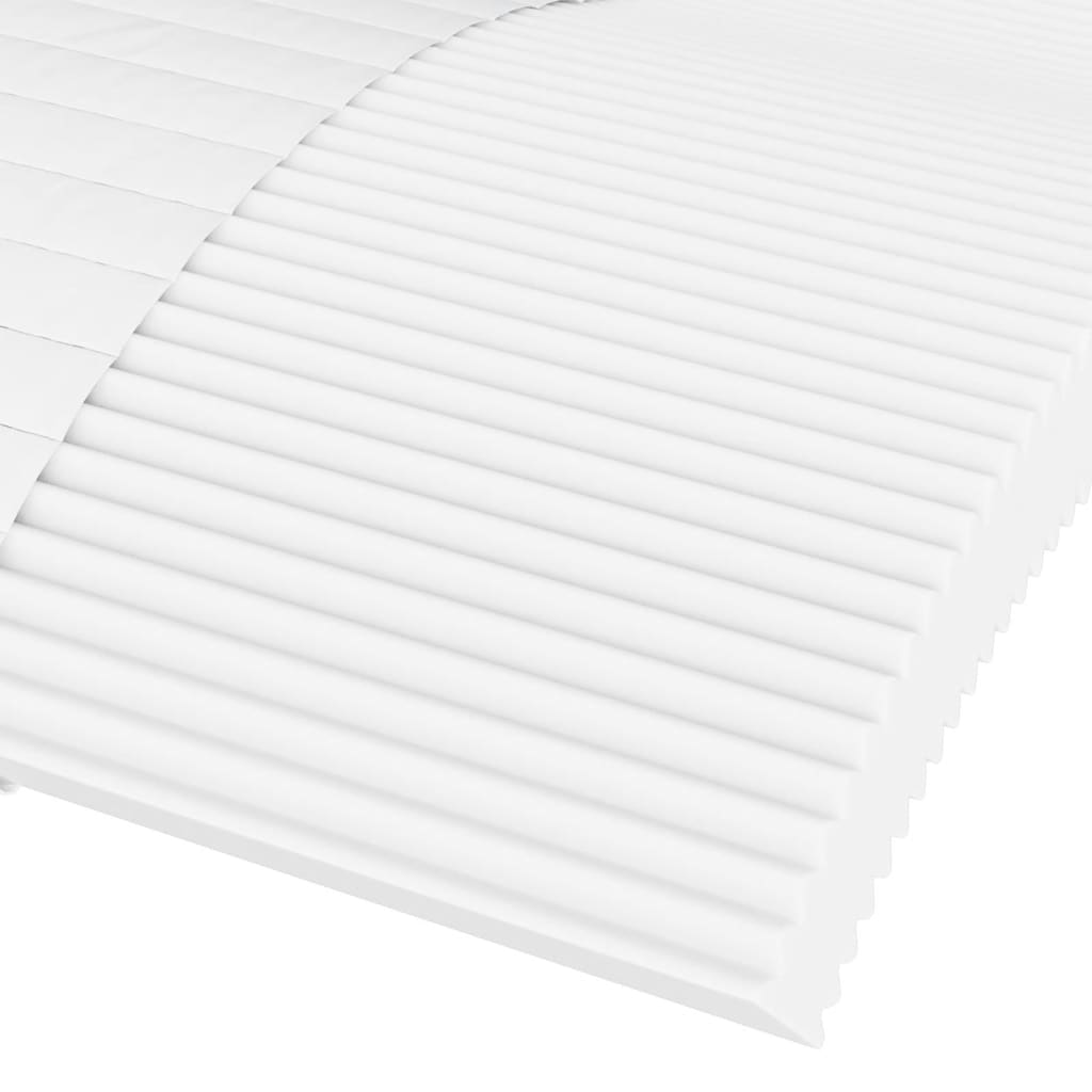 Materasso in Schiuma Bianco 90x200 cm Durezza H2 H3