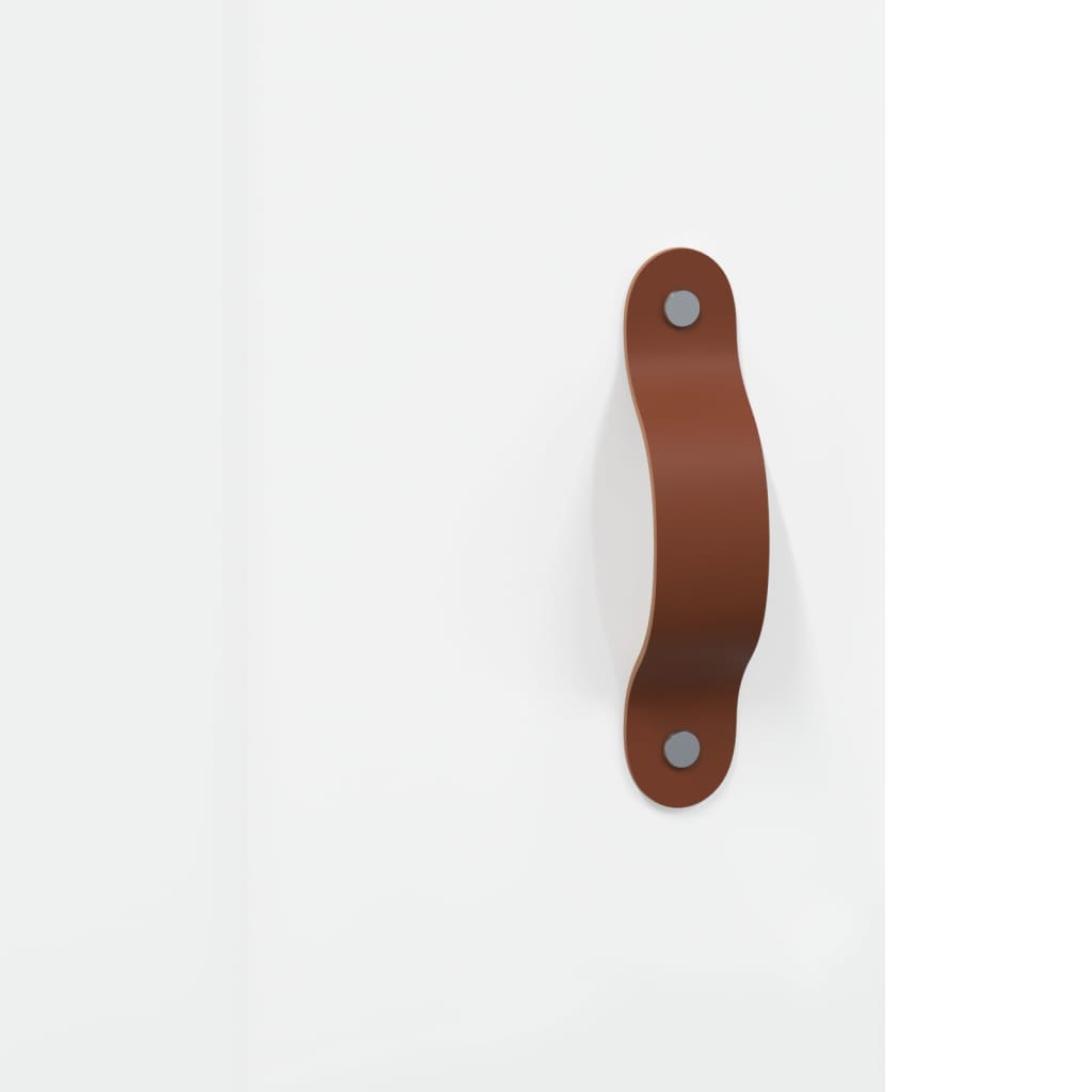 Mobile a Parete Bianco Lucido 69,5x34x90 cm | homemem39