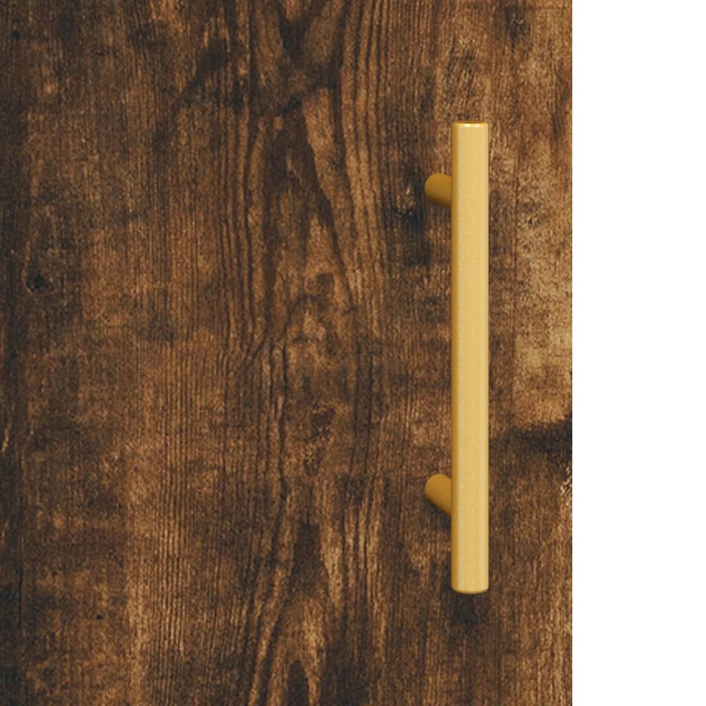 Mobile a Parete Rovere Fumo 34,5x34x90 cm | homemem39