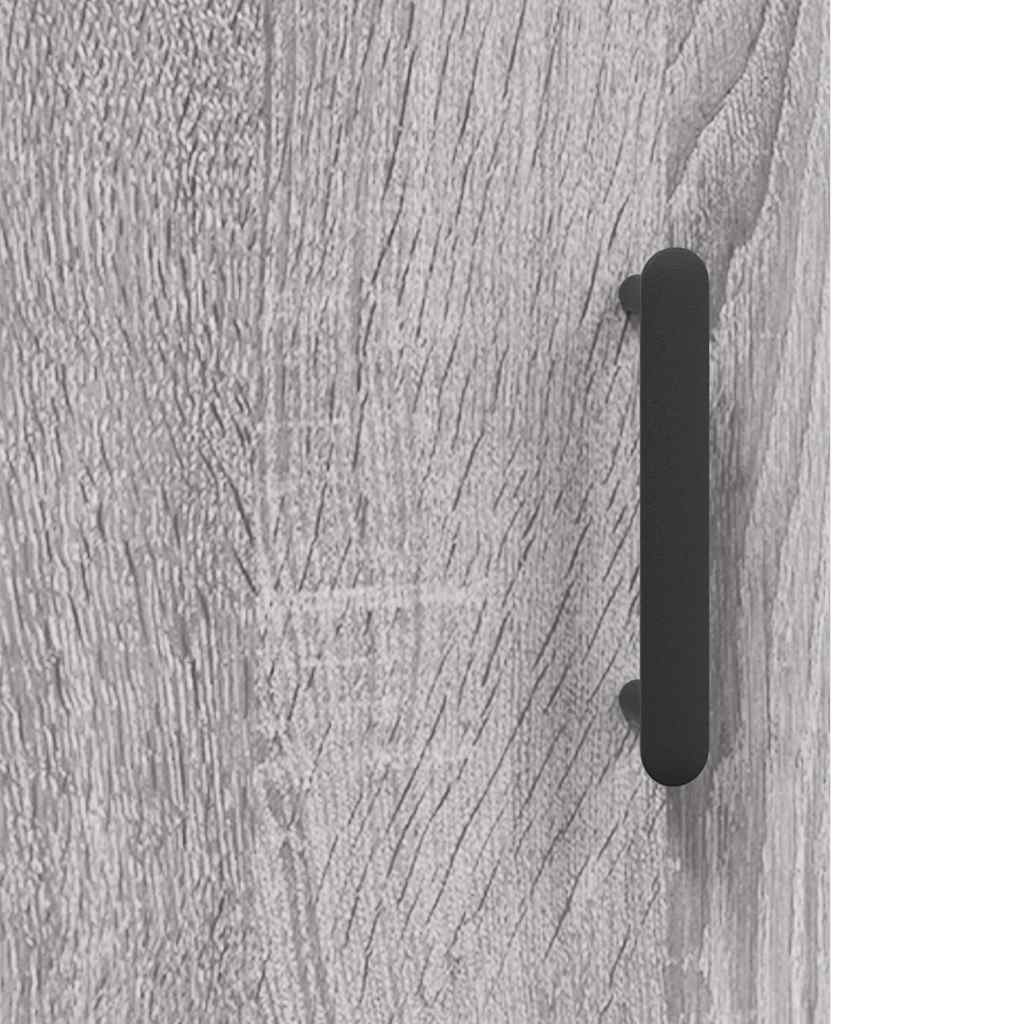 Mobile a Parete Grigio Sonoma 34,5x34x90 cm | homemem39