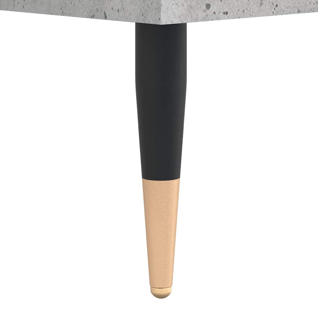 Tavolino da Salotto Grigio Cemento 90x50x40cm Legno Multistrato | homemem39