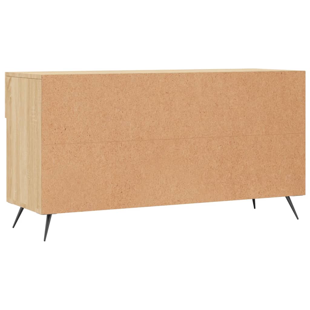 Panca Porta Scarpe Rovere Sonoma 102x35x55 cm Legno Multistrato - homemem39