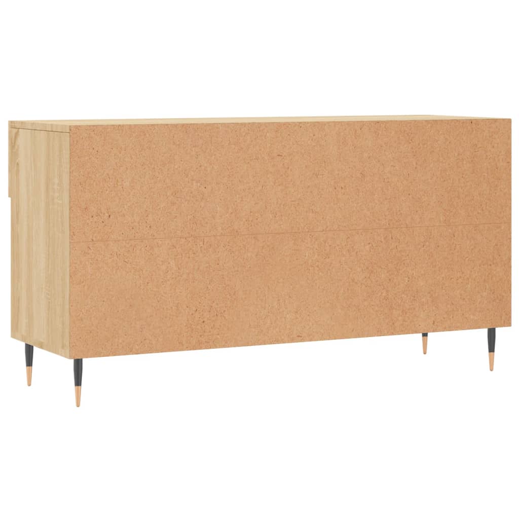 Panca Porta Scarpe Rovere Sonoma 102x35x55 cm Legno Multistrato - homemem39
