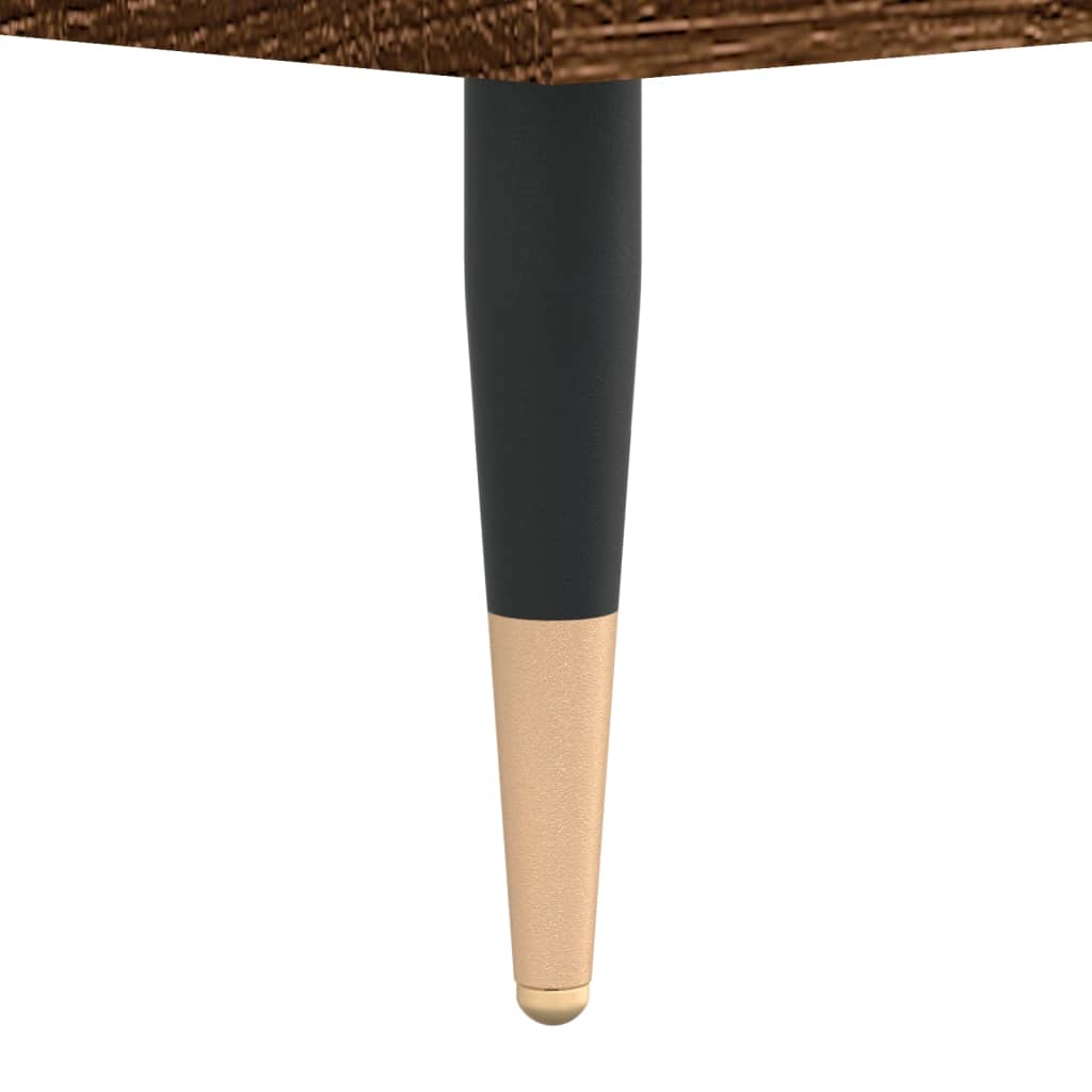 Panca Porta Scarpe Rovere Marrone 102x35x55cm Legno Multistrato - homemem39