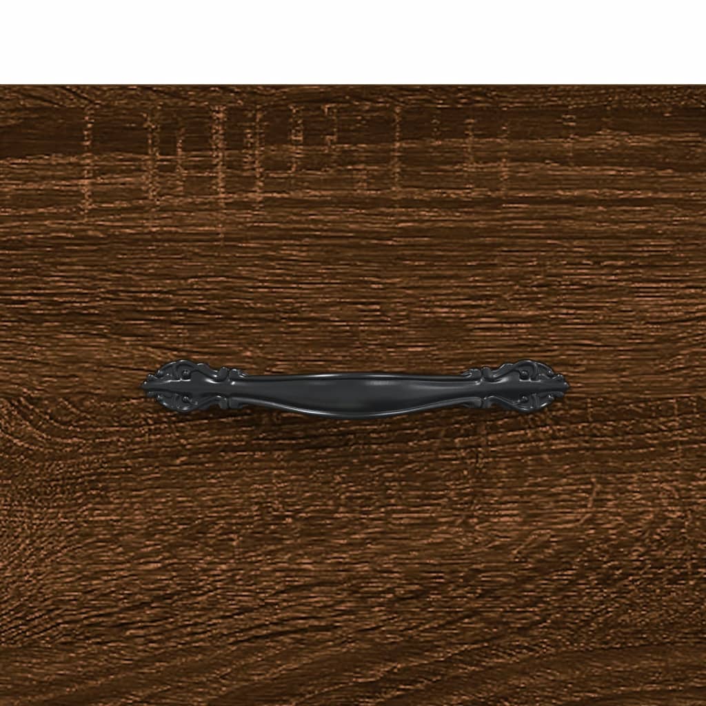Panca Porta Scarpe Rovere Marrone 102x35x55cm Legno Multistrato - homemem39