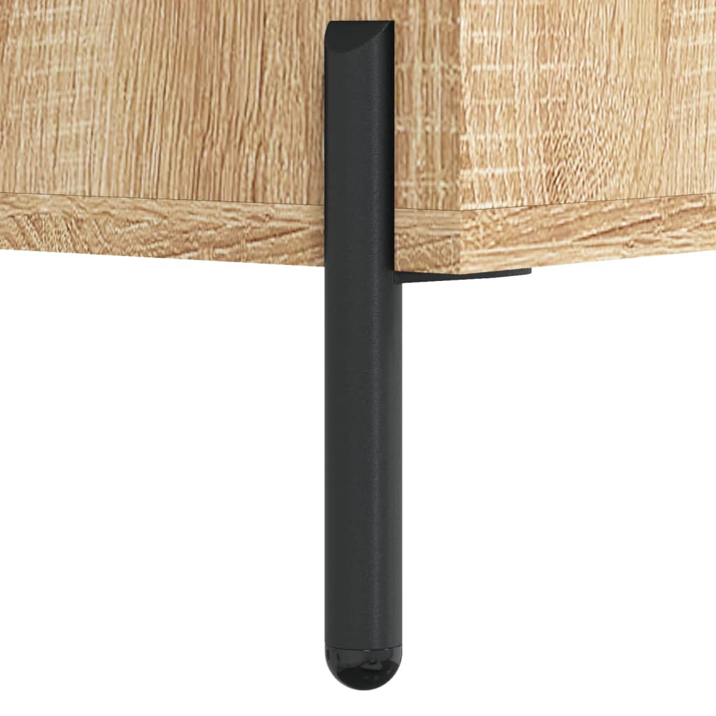 Panca Porta Scarpe Rovere Sonoma 102x35x55 cm Legno Multistrato - homemem39