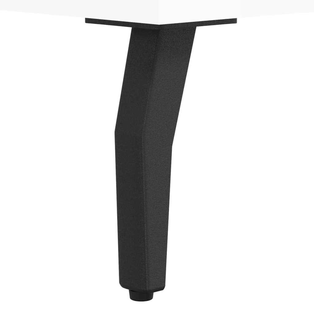 Panca Porta Scarpe Bianco Lucido 102x35x55 cm Legno Multistrato - homemem39