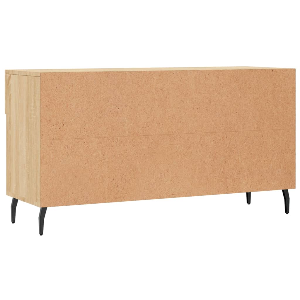 Panca Porta Scarpe Rovere Sonoma 102x35x55 cm Legno Multistrato - homemem39