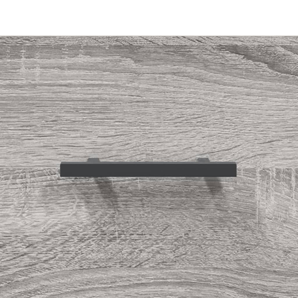 Panca Porta Scarpe Grigio Sonoma 102x35x55 cm Legno Multistrato - homemem39