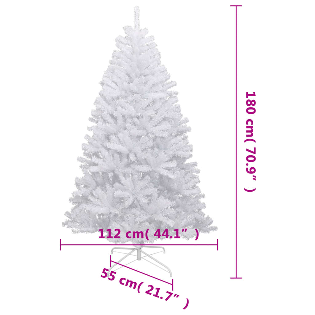 Albero Natale Artificiale Incernierato con Neve Fioccata 180 cm | homemem39