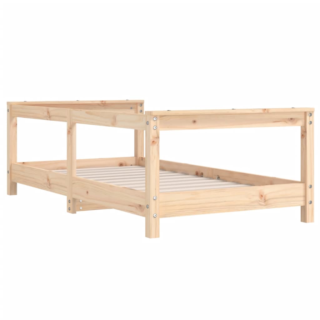 Giroletto per Bambini 70x140 cm in Legno Massello di Pino - homemem39