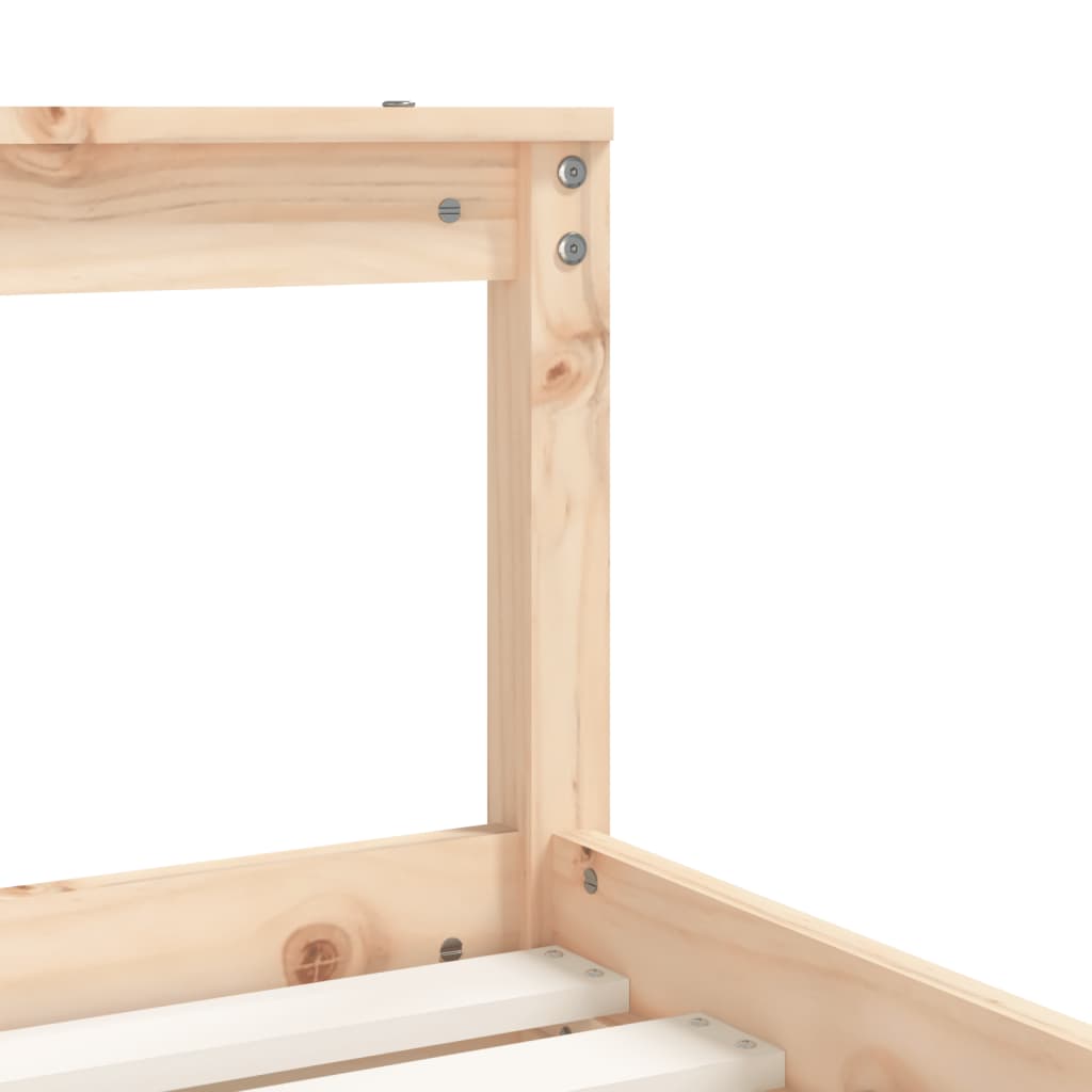 Giroletto per Bambini 70x140 cm in Legno Massello di Pino - homemem39