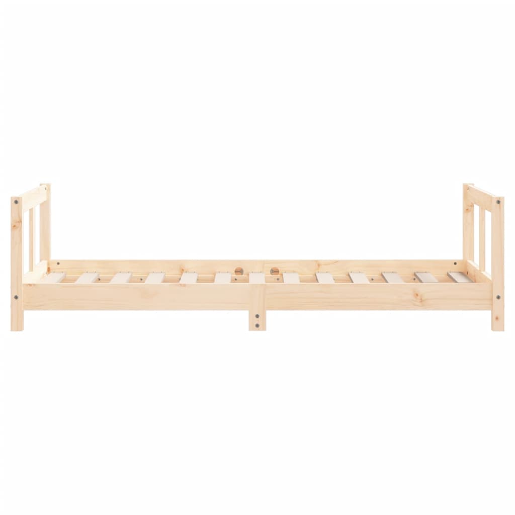 Giroletto per Bambini 80x160 cm in Legno Massello di Pino - homemem39