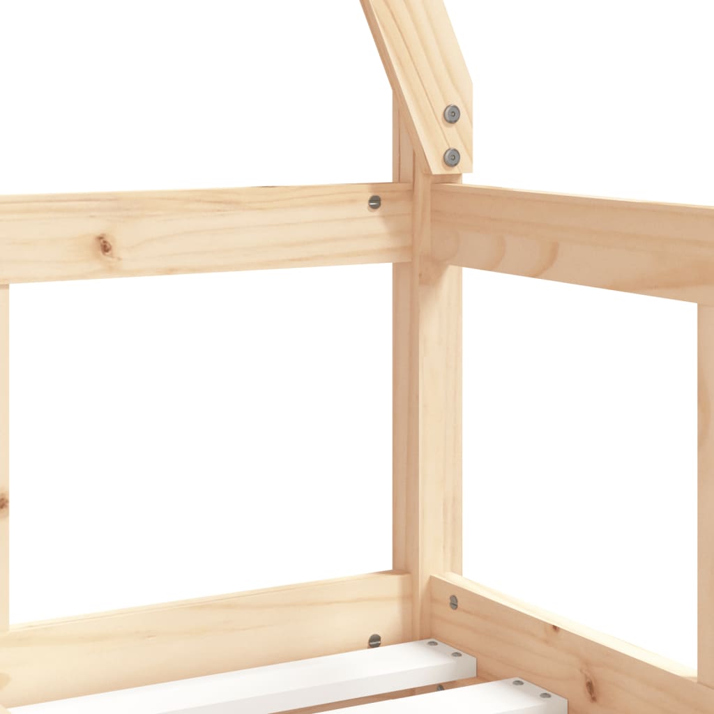 Giroletto per Bambini 70x140 cm in Legno Massello di Pino - homemem39