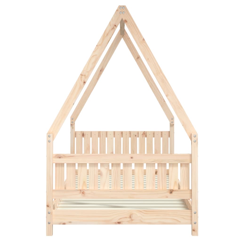 Giroletto per Bambini 90x200 cm in Legno Massello di Pino - homemem39