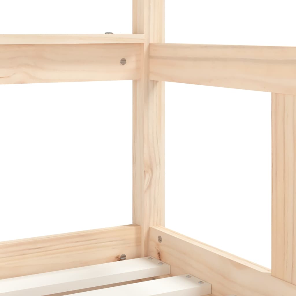 Giroletto Bambini con Cassetti 70x140 cm Legno Massello di Pino - homemem39