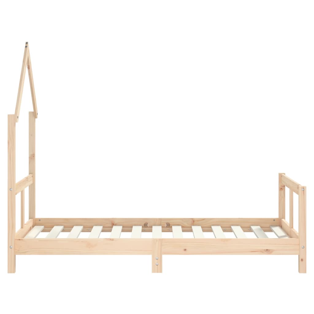 Giroletto per Bambini 80x160 cm in Legno Massello di Pino - homemem39