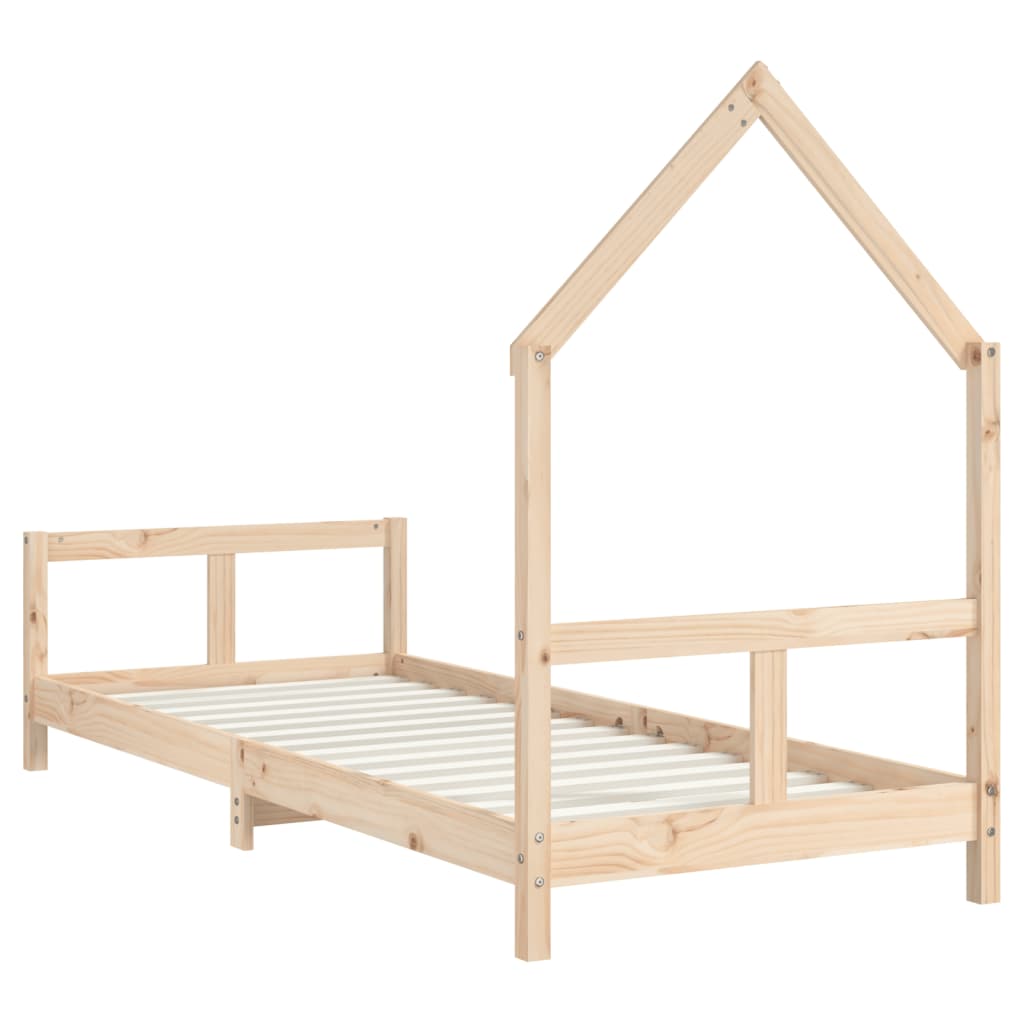 Giroletto per Bambini 80x200 cm in Legno Massello di Pino - homemem39