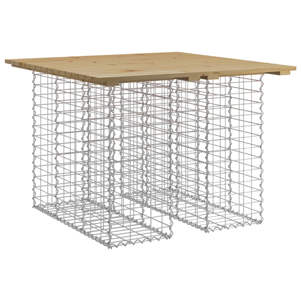 Gabion Design Garden Bench 100x102x72 cm Impregnated Pine