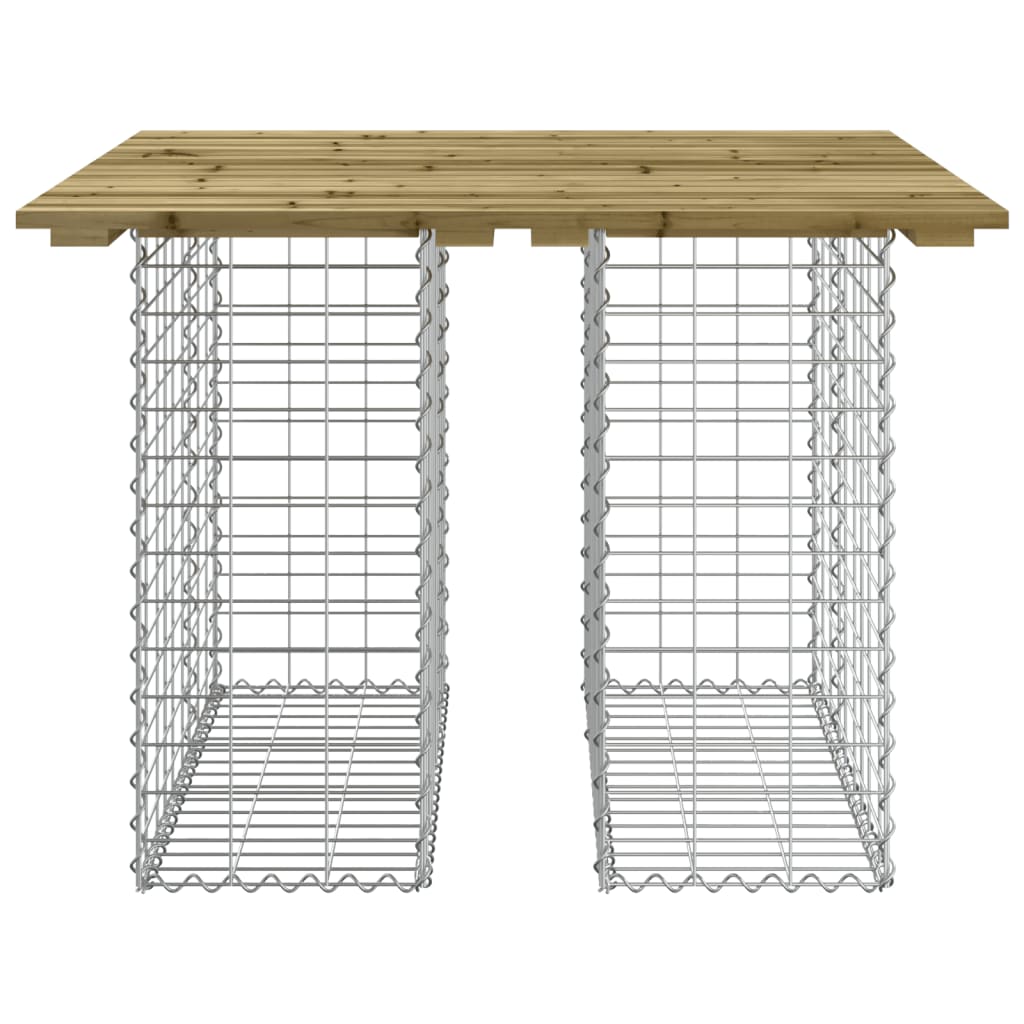 Gabion Design Garden Bench 100x102x72 cm Impregnated Pine