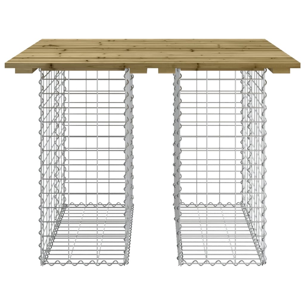 Gabion Design Garden Bench 100x102x72 cm Impregnated Pine