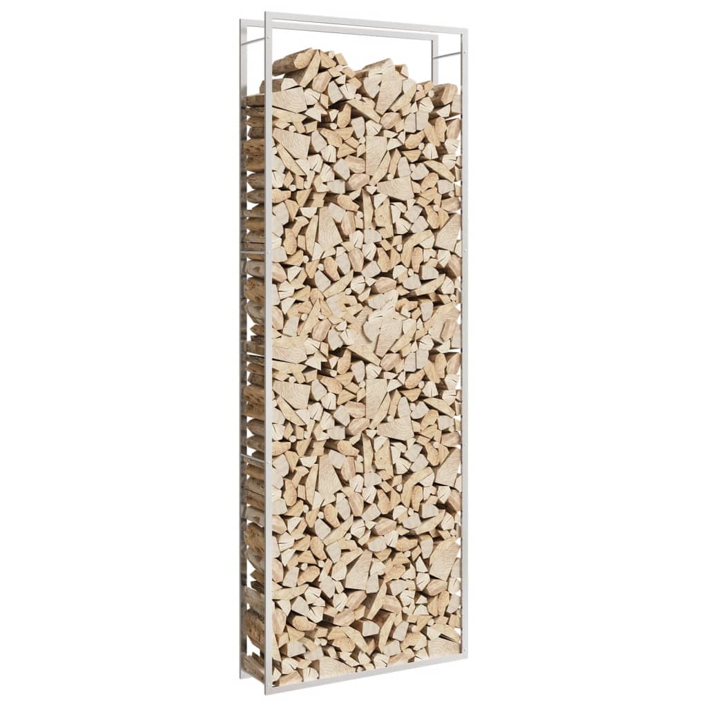 Portalegna 110x28x312 cm in Acciaio Inossidabile - homemem39