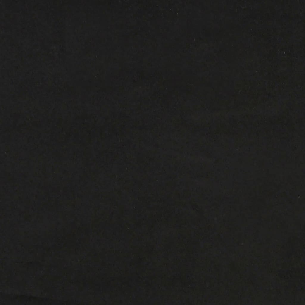 Divano Letto Estraibile con Materassi Nero 90x190 cm Velluto | homemem39