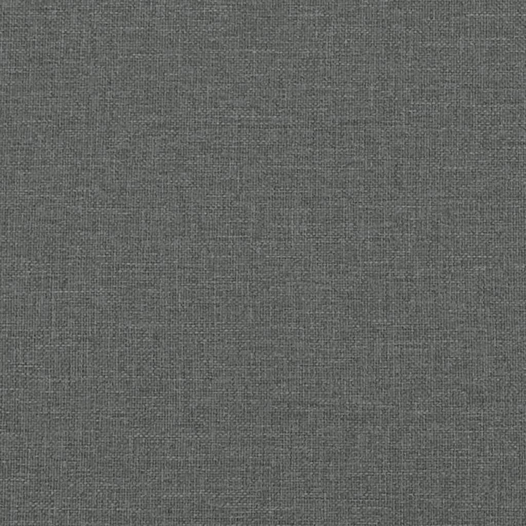 Divano Letto Estraibile Materassi Grigio Scuro 80x200cm Tessuto | homemem39
