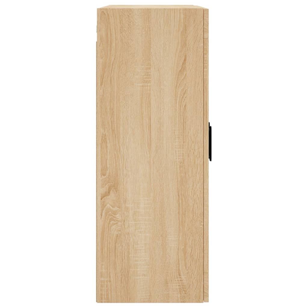 Armadietti a Parete 2 pz Rovere Sonoma in Legno Multistrato