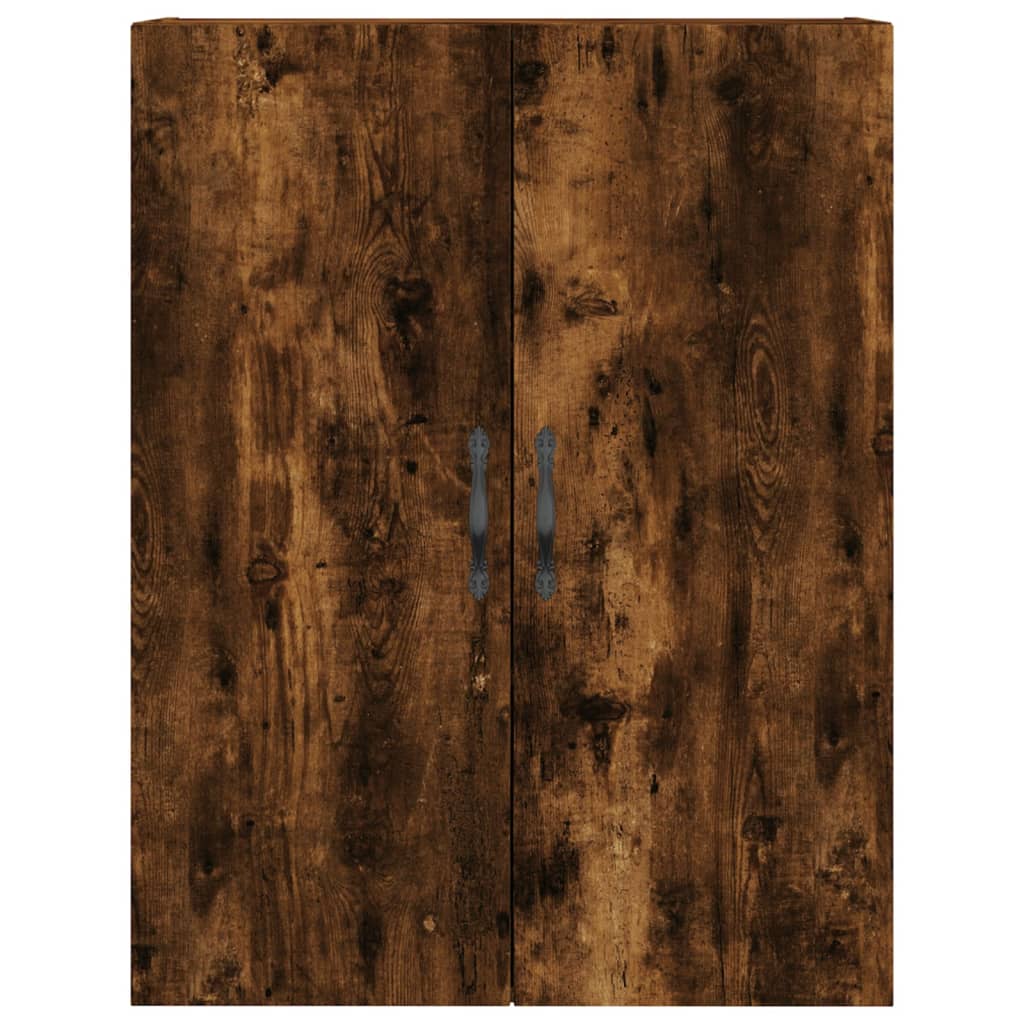 Credenza Rovere Fumo 69,5x34x180 cm in Legno Multistrato