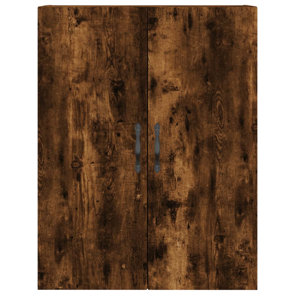 Credenza Rovere Fumo 69,5x34x180 cm in Legno Multistrato