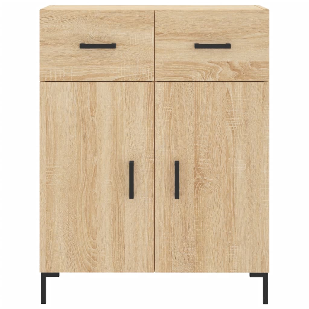 Credenza Rovere Sonoma 69,5x34x180 cm in Legno Multistrato