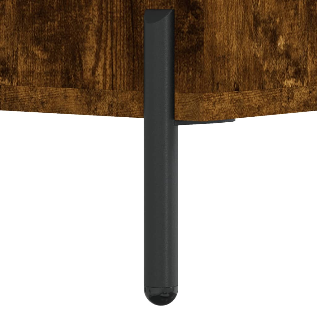 Credenza Rovere Fumo 69,5x34x180 cm in Legno Multistrato | homemem39
