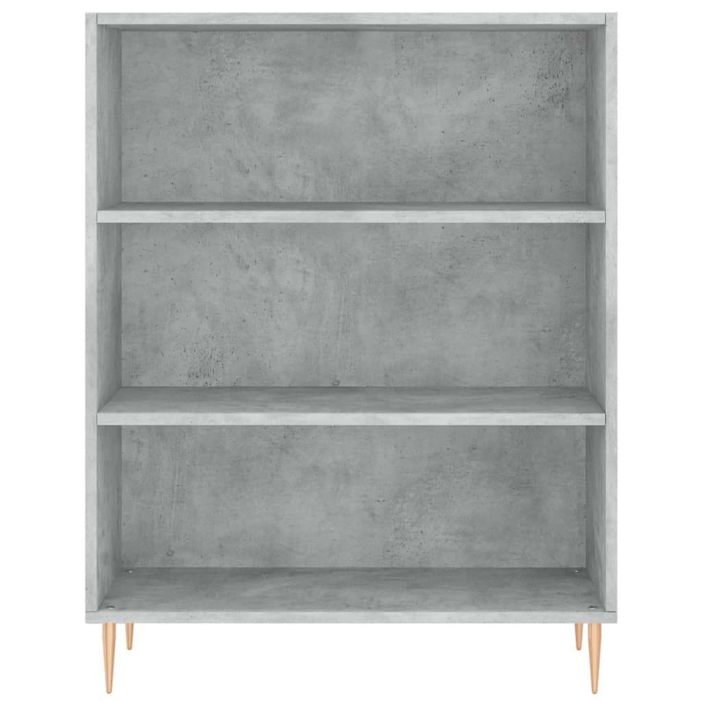 Credenza Grigio Cemento 69,5x34x180 cm in Legno Multistrato | homemem39