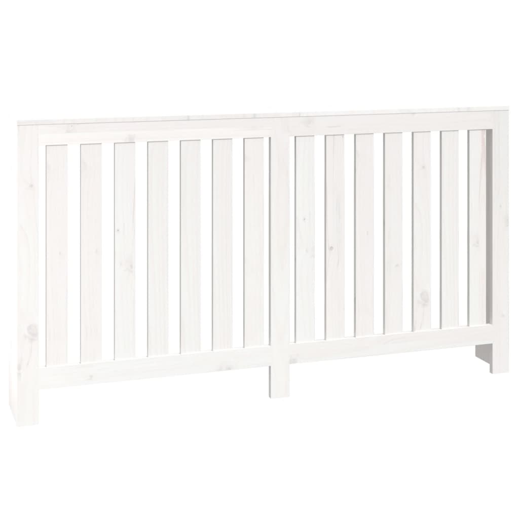 Copertura Termosifone Bianca 153x19x84 cm Legno Massello Pino - homemem39