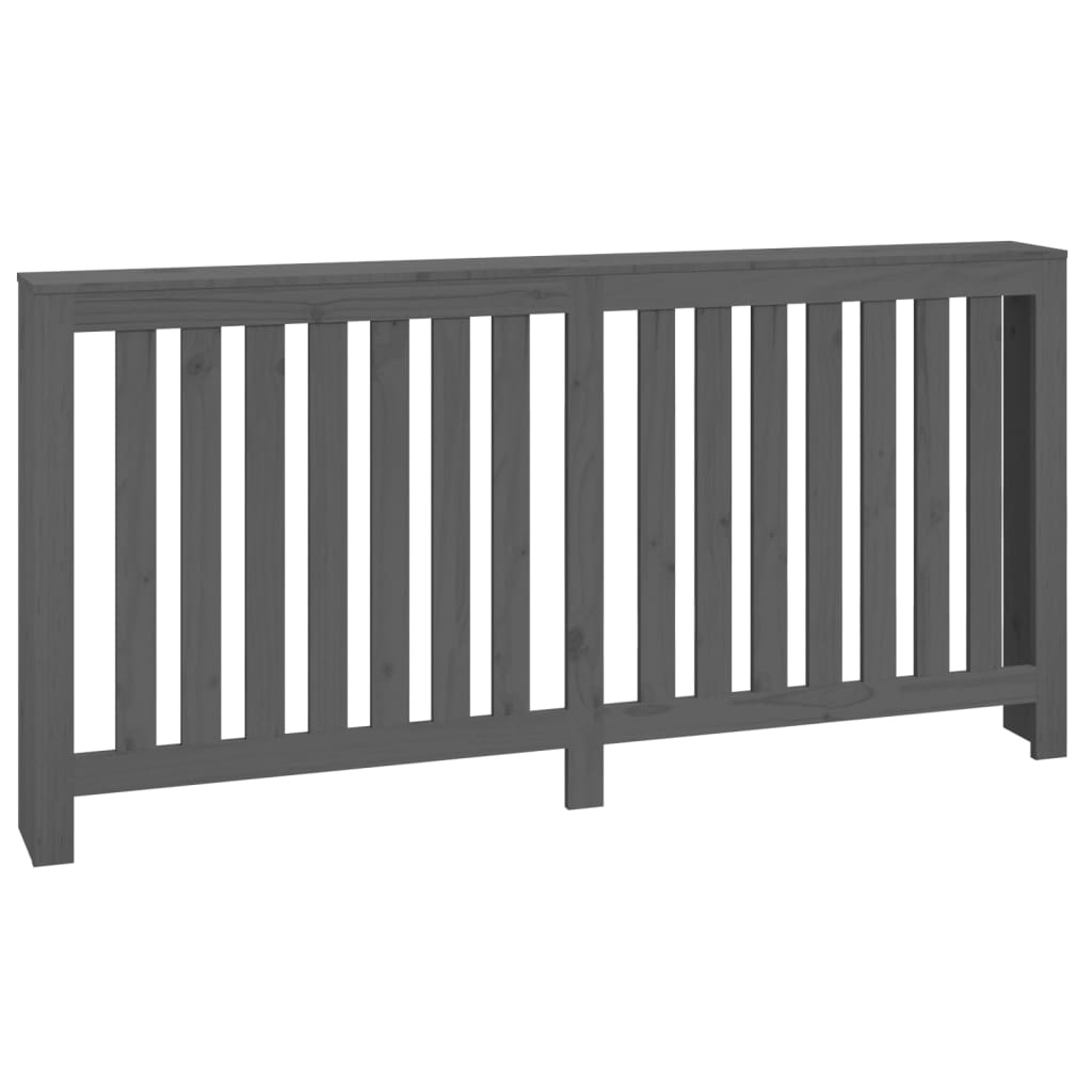 Copertura Termosifone Grigia 169x19x84 cm Legno Massello Pino - homemem39