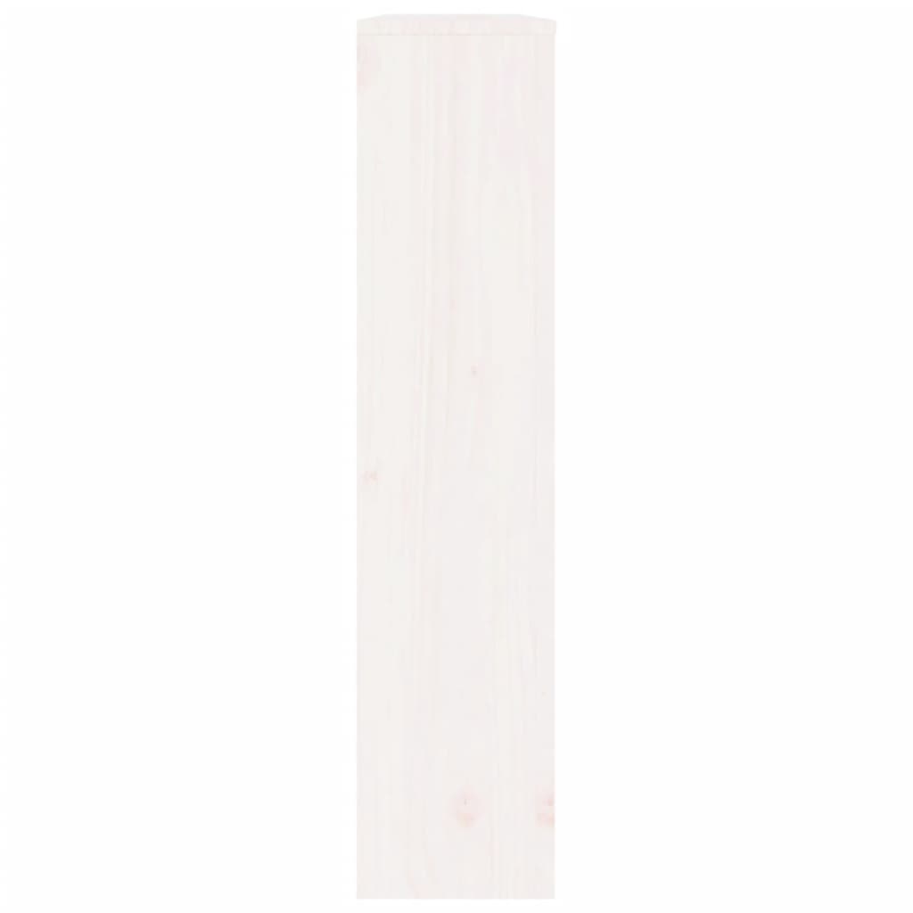 Copertura Termosifone Bianca 108,5x19x84 cm Legno Massello Pino - homemem39