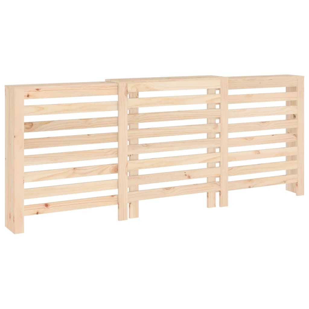 Copertura Termosifone 210x21x85 cm in Legno Massello di Pino - homemem39