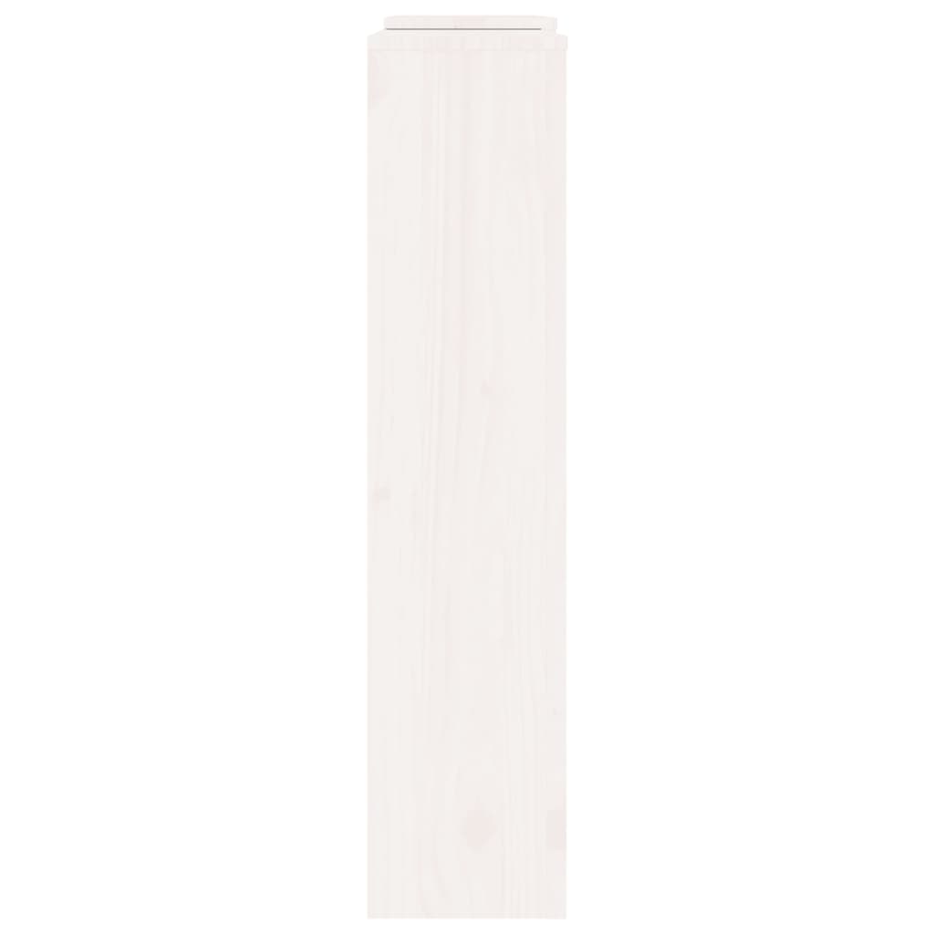 Copertura Termosifone Bianca 210x21x85 cm Legno Massello Pino - homemem39