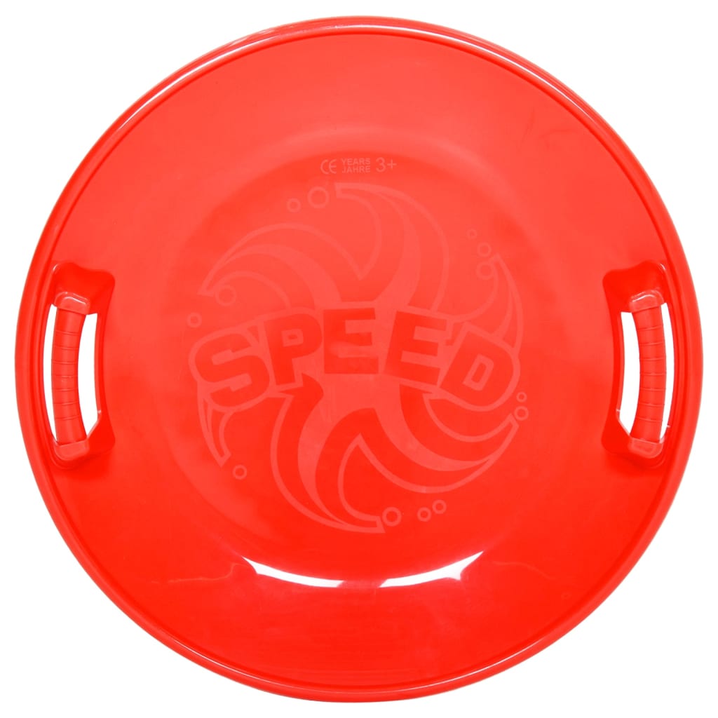 Slittino Rotondo Rosso 66,5 cm in PP - homemem39