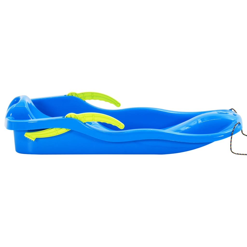 Slittino con Freni Blu 87x40x18 cm in Polipropilene - homemem39