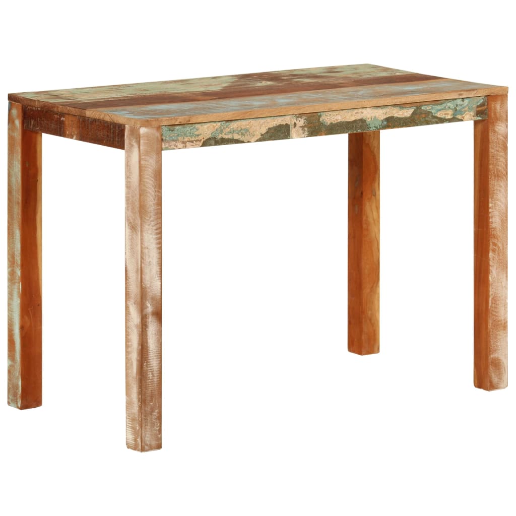 Tavolo da Pranzo 110x55x76 cm in Legno Massello di Recupero | homemem39
